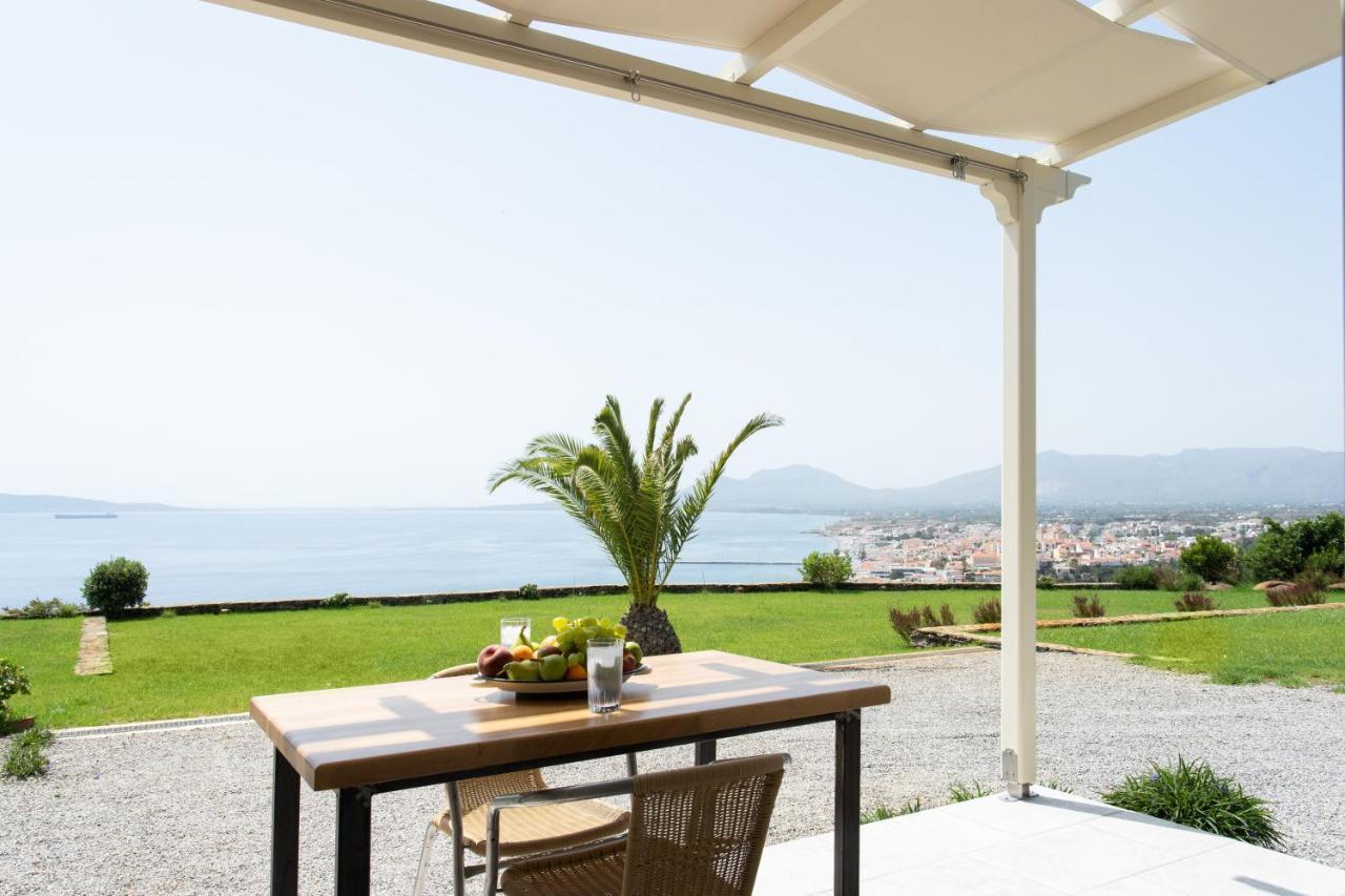 Villa Itis - Elegant Ground Floor Suite With Terrace & Great View Neápolis Kültér fotó